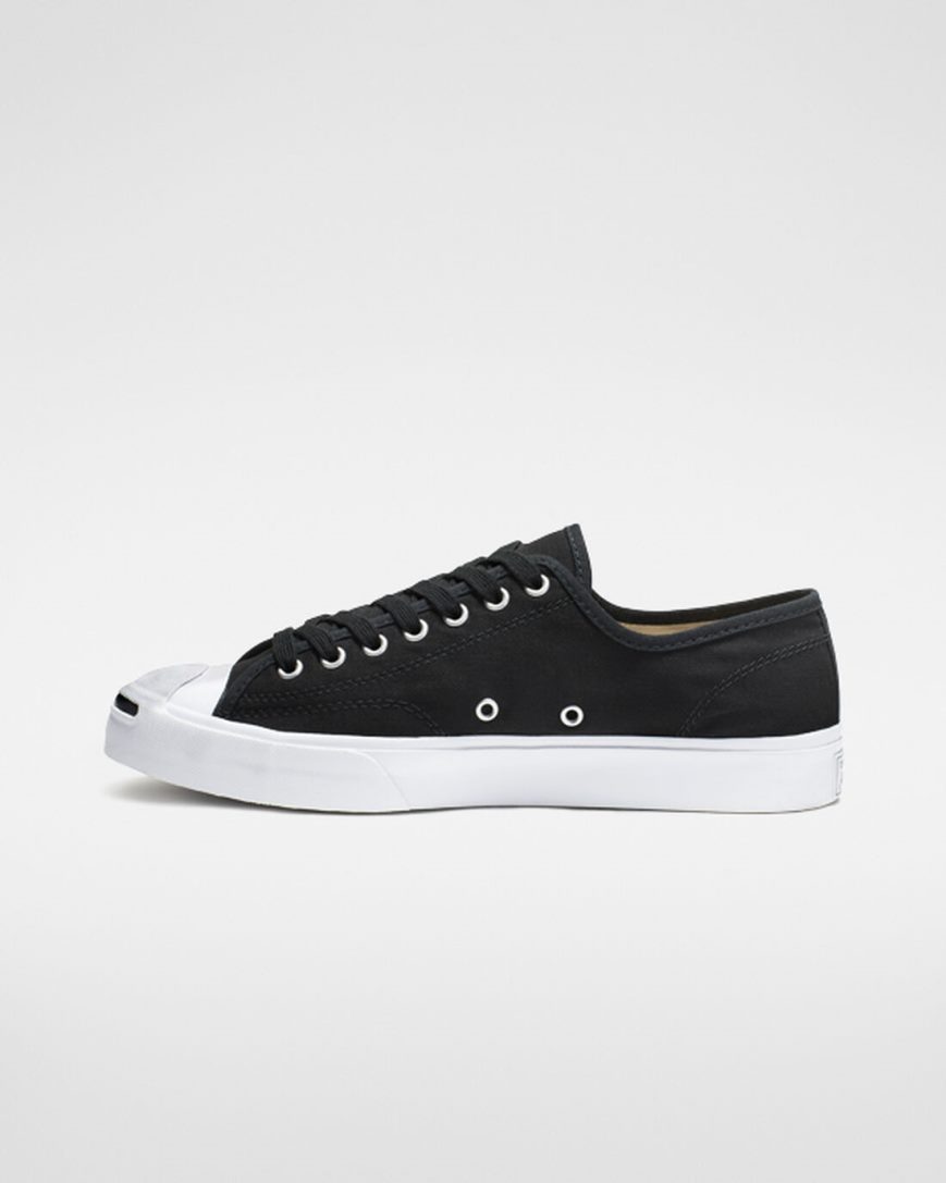 Tenisky Nizke Converse Jack Purcell Platene Panske Čierne Biele Čierne | SK LIRMY7